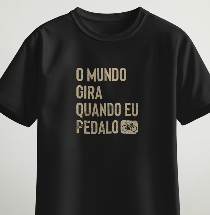 O mundo gira quando eu pedalo