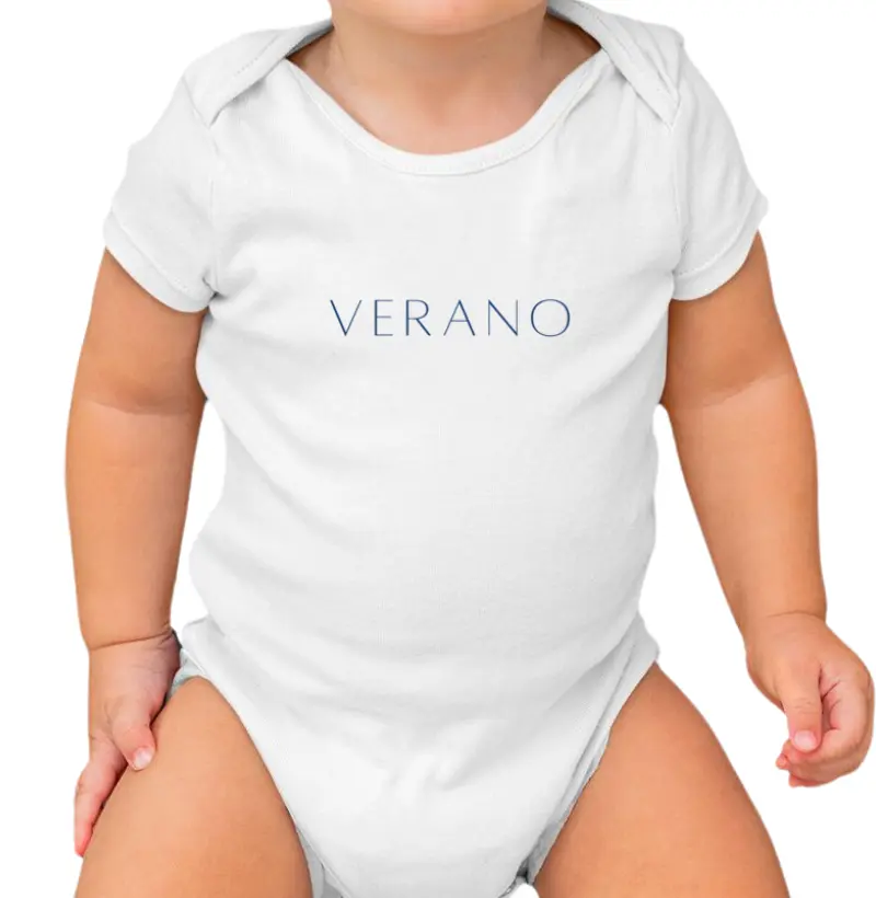 VERANO Baby estampa marinho