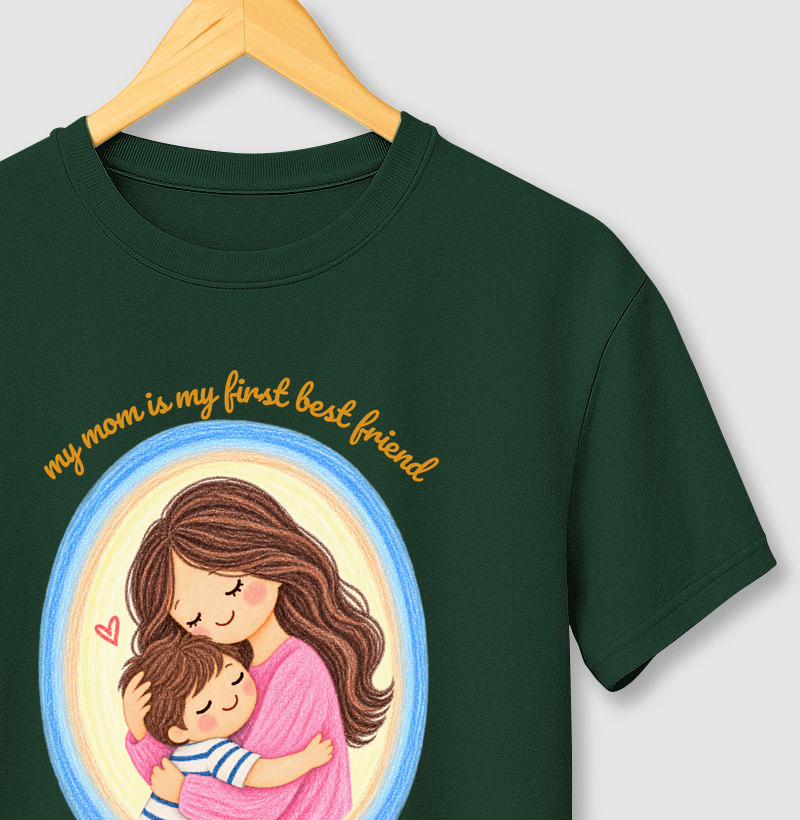 Minha Mãe, Minha Primeira Melhor Amiga — Menino - Camiseta