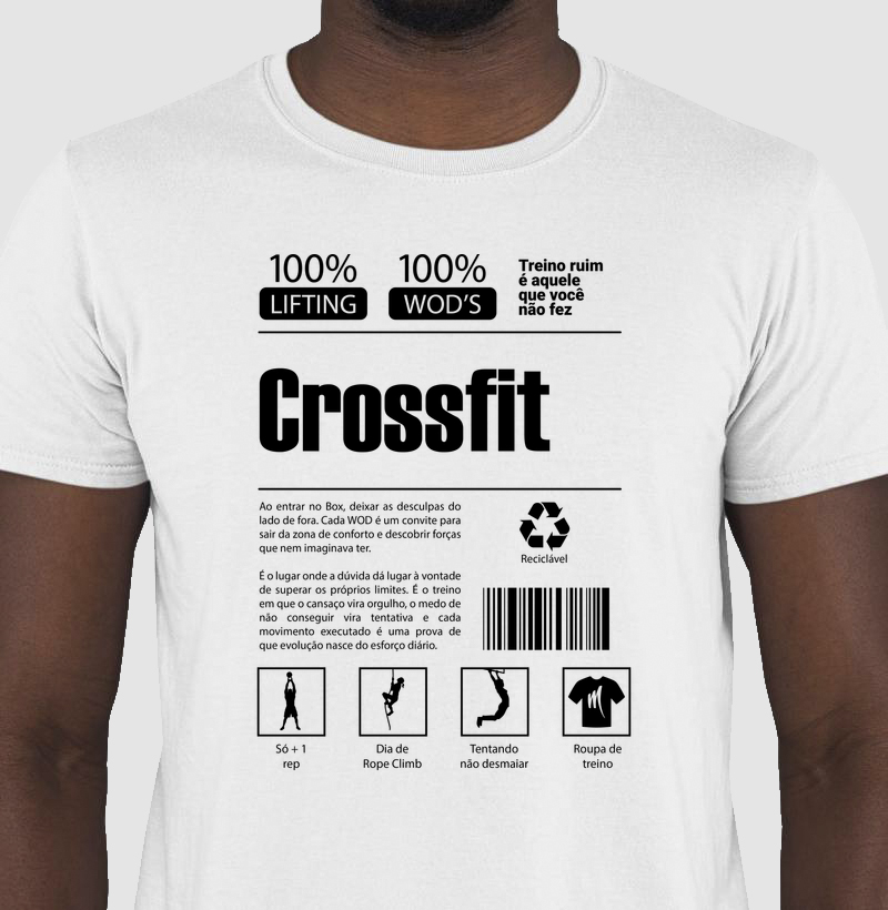 T-Shirt - Produto Crossfit