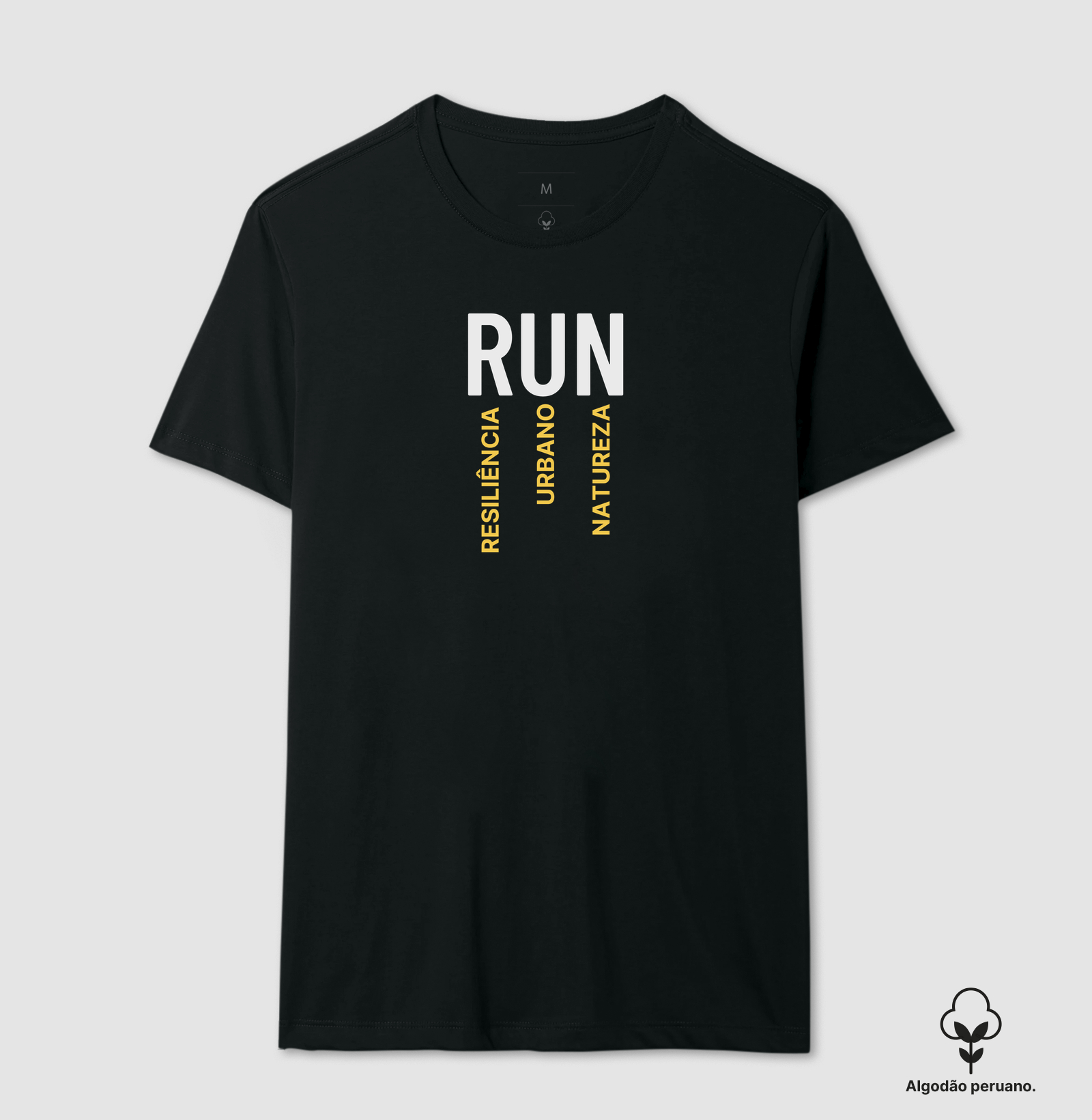 Camiseta RUN – Resiliência, Urbano & Natureza | TRENO