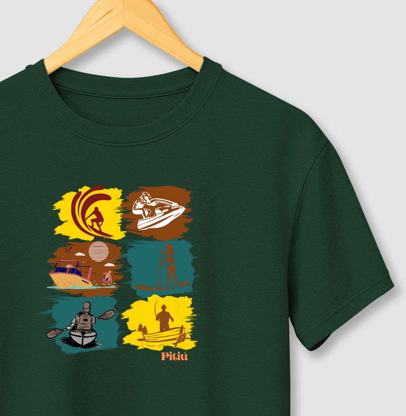 Camiseta Ondas da Amazônia - Pitiú