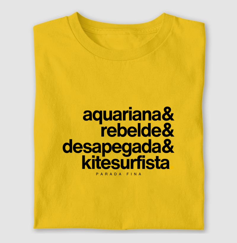 Aquariana, Rebelde, Desapegada e Kitesurfista 