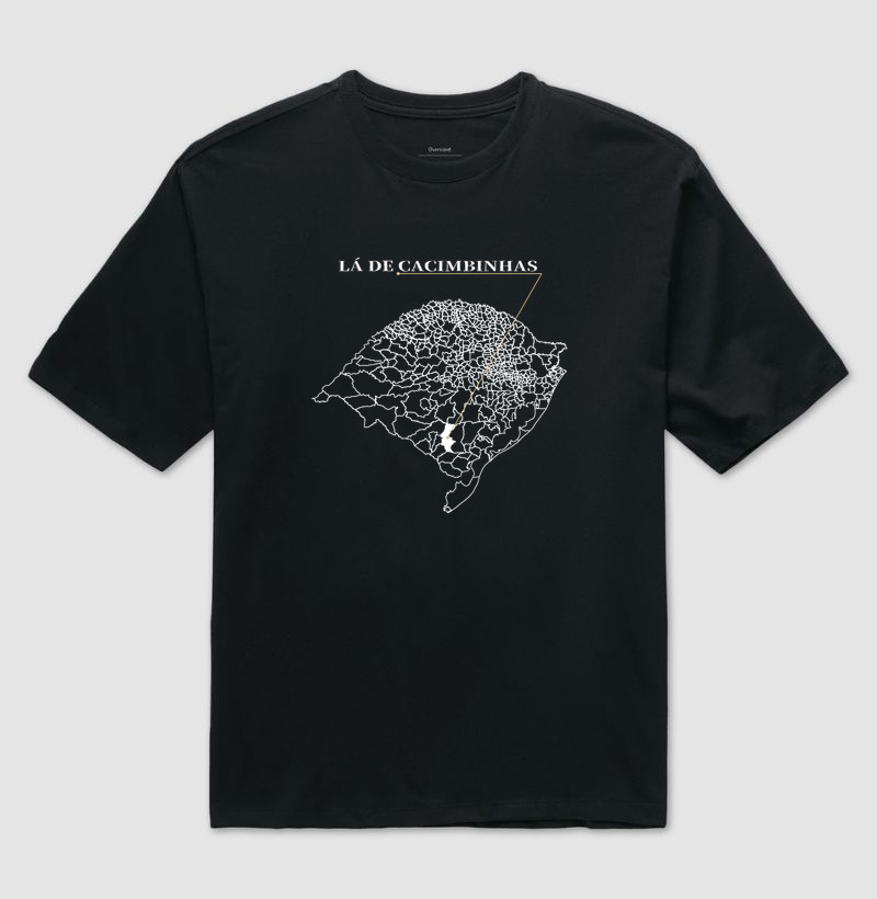 Cacimbinha | Origem Localidade RS - Camiseta Oversized