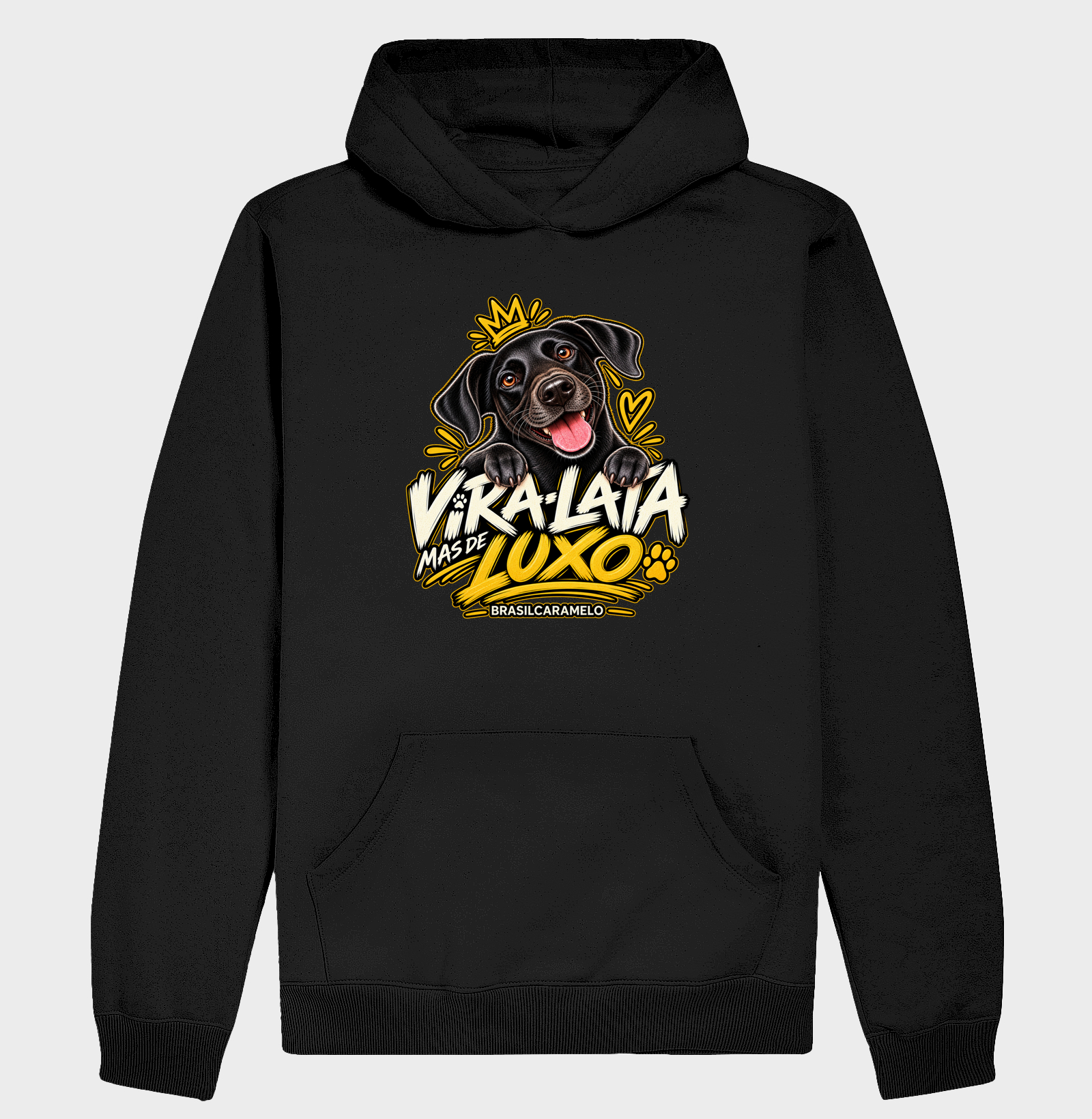 Vira-lata. Mas de luxo! - Hoodie Moletom