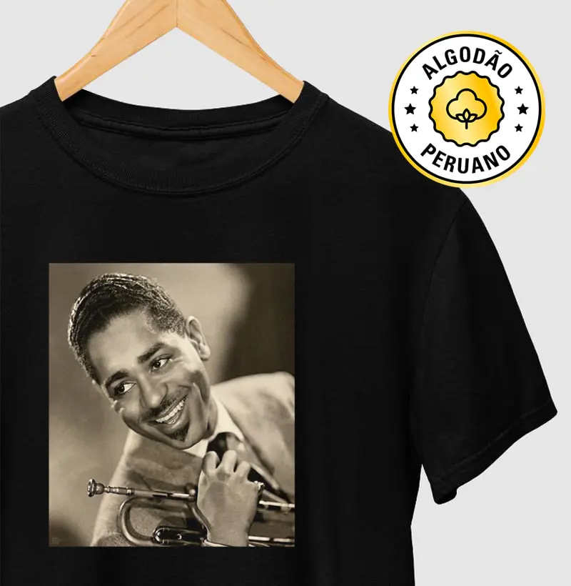 Dizzy Gillespie 1955 - Camiseta Algodão Peruano