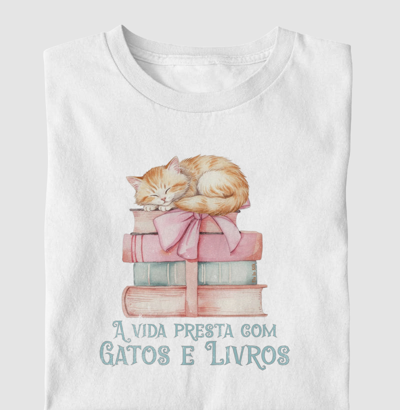 A vida presta com Gatos e Livros
