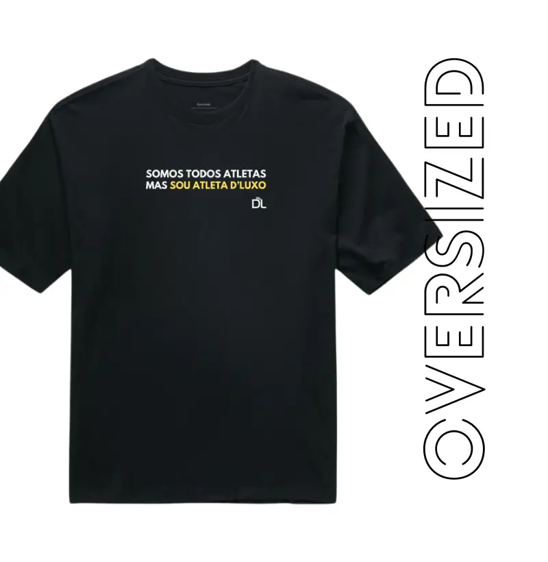 Somos todos atletas - Camiseta Oversized