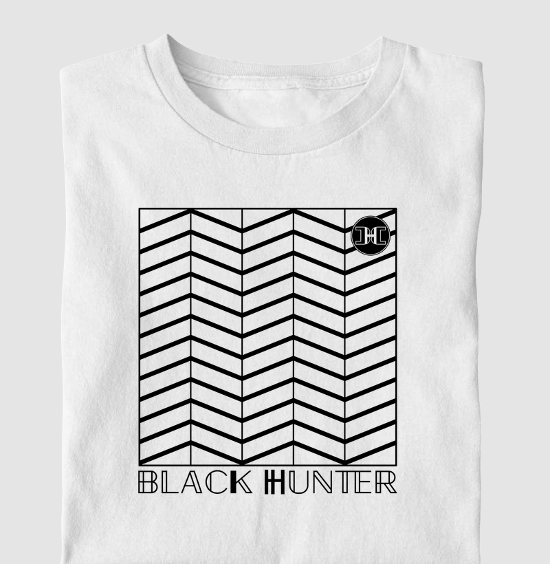 camiseta telhado black hunter