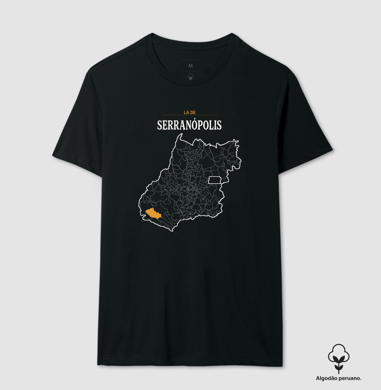Serranópolis | Território GO - Camiseta Algodão Peruano