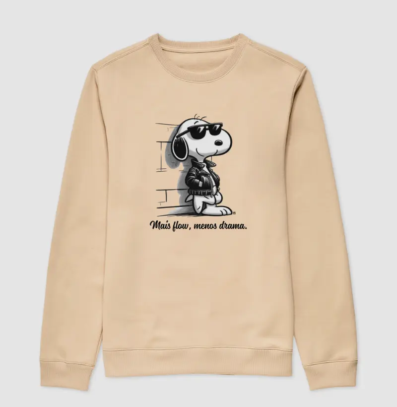 Suéter Moletom Mais flow, menos drama