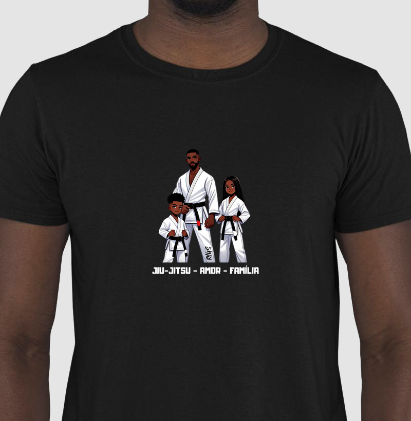 jiu-jitsu - amor - família Pai, Filho e Filha