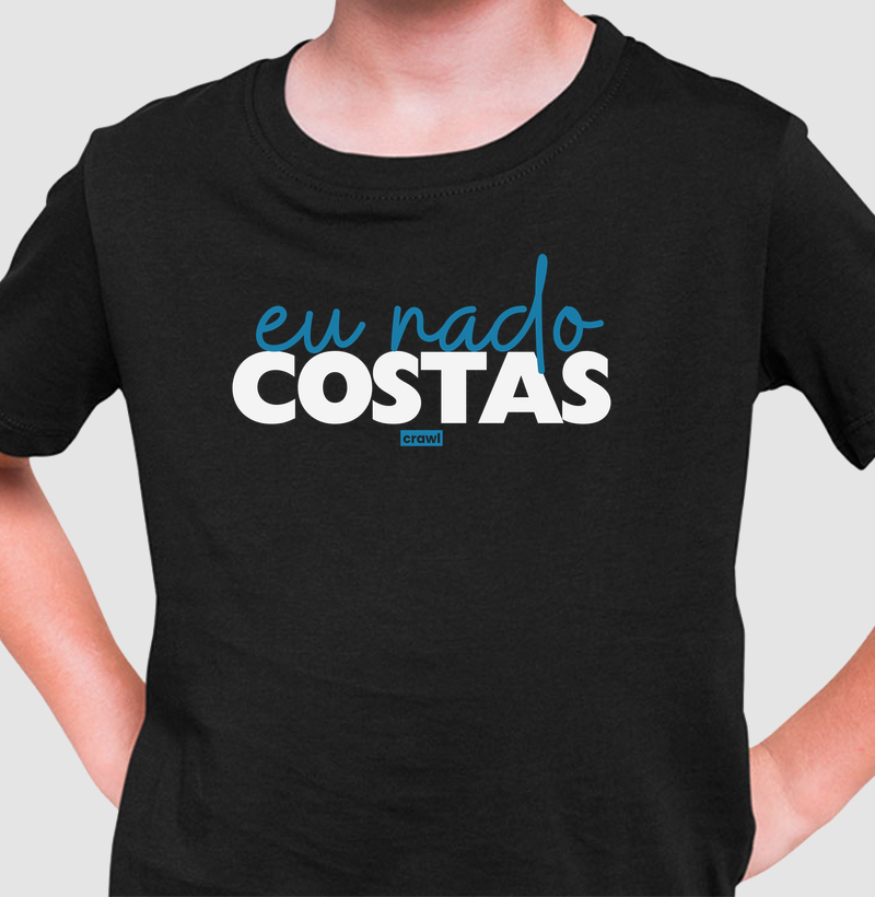 Eu Nado Costas - Camiseta Infantil