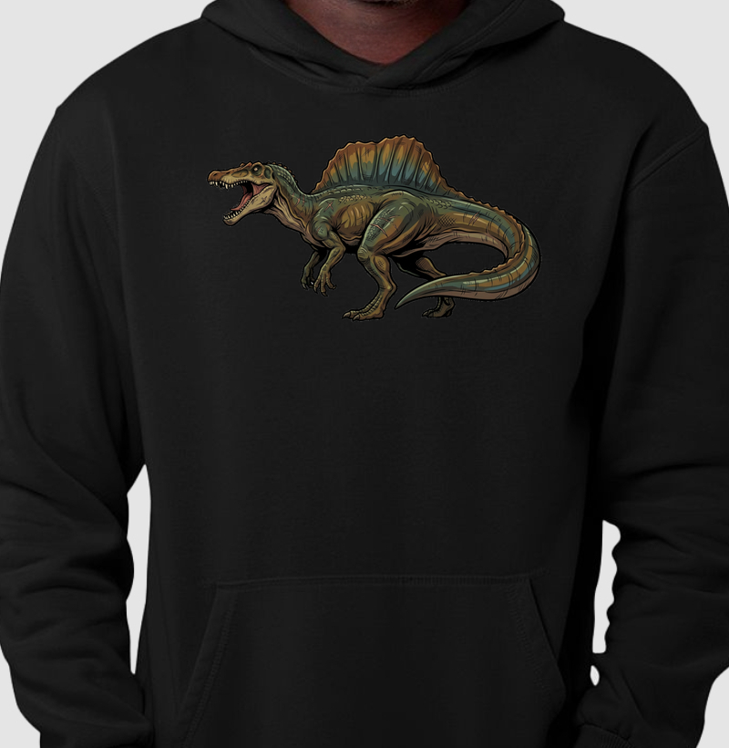 Blusa Dinossauro Moletom Espinossauro Algodão Premium Dinoloco