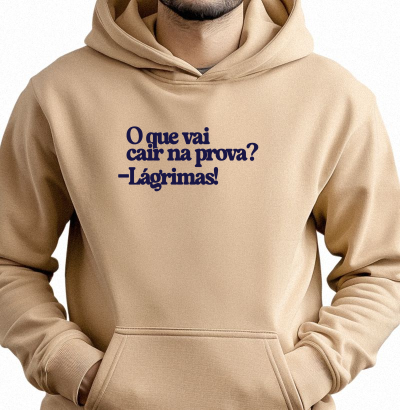 O que vai cair na prova? Lágrimas!