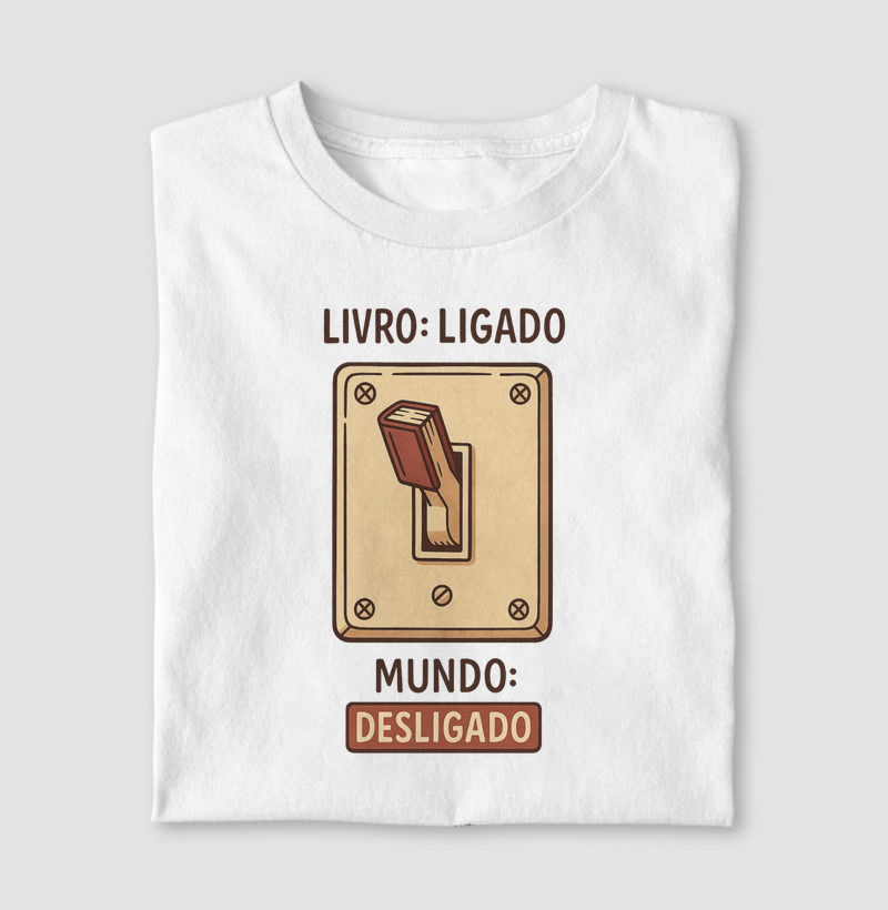 LIVRO: LIGADO. MUNDO: DESLIGADO.