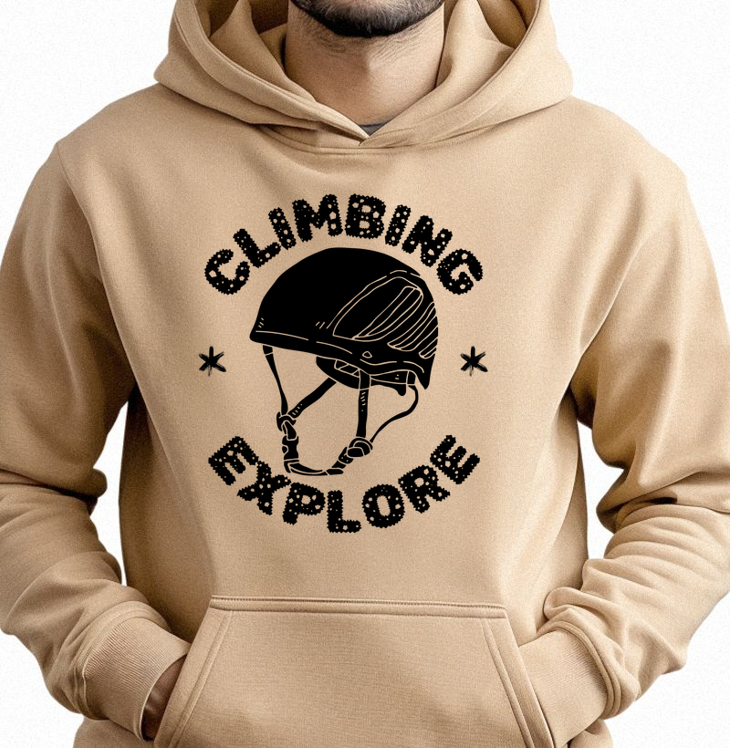 Casaco Hoodie Moletom Climbing/Explore.