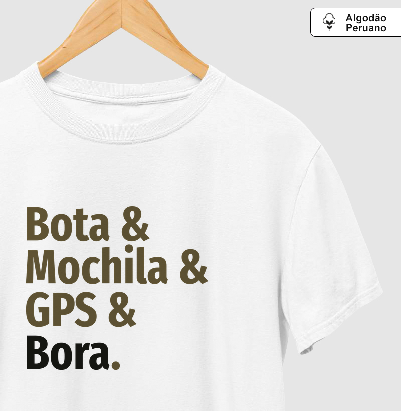Bota & Bora - Camiseta Algodão Peruano