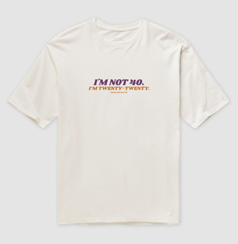 Camiseta Oversized 40`s Roxo