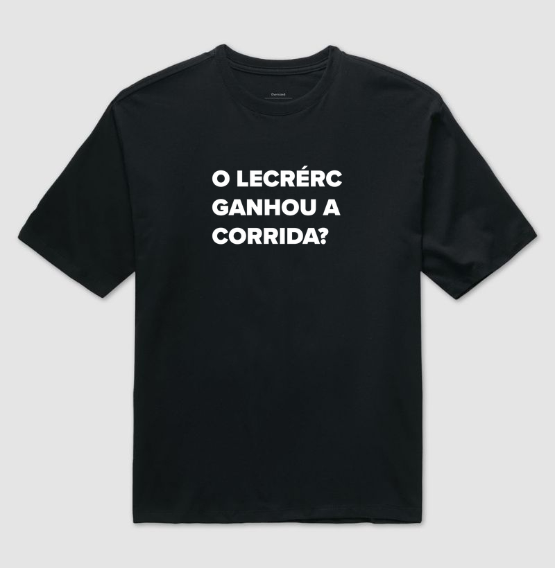 O leclerc ganhou a corrida?
