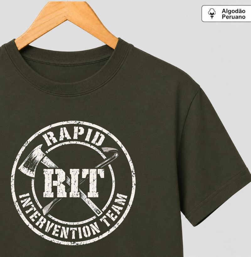 RIT Stencil - Camiseta Algodão Peruano