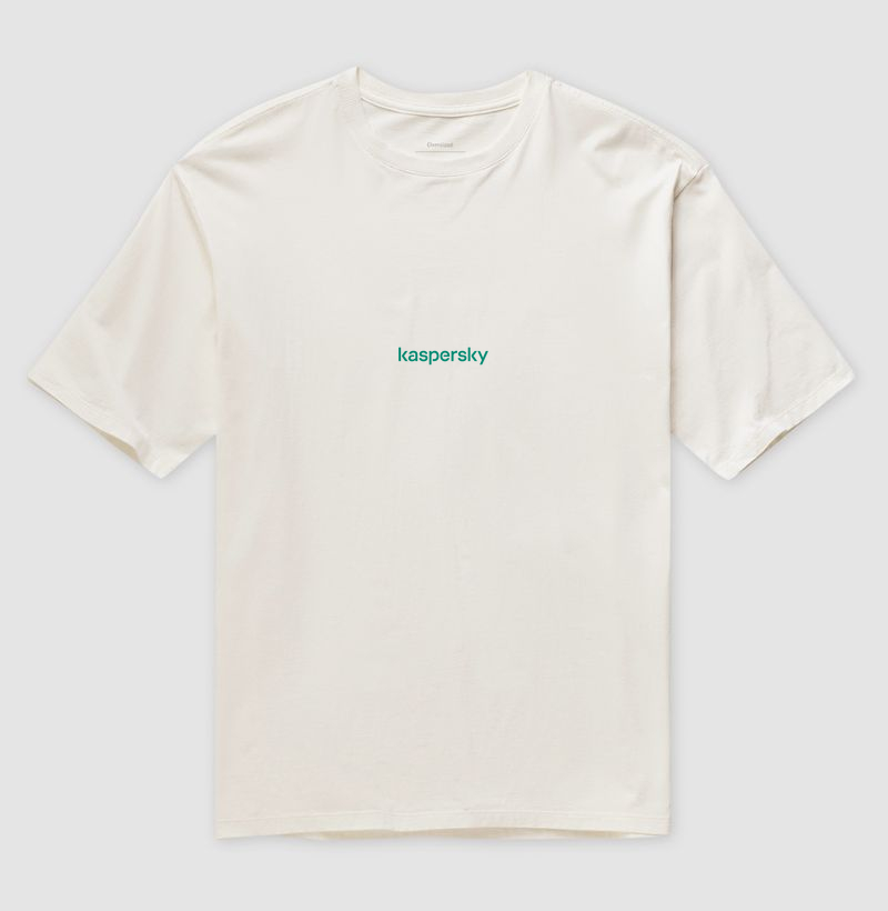 Camiseta Oversized Off White Kaspersky