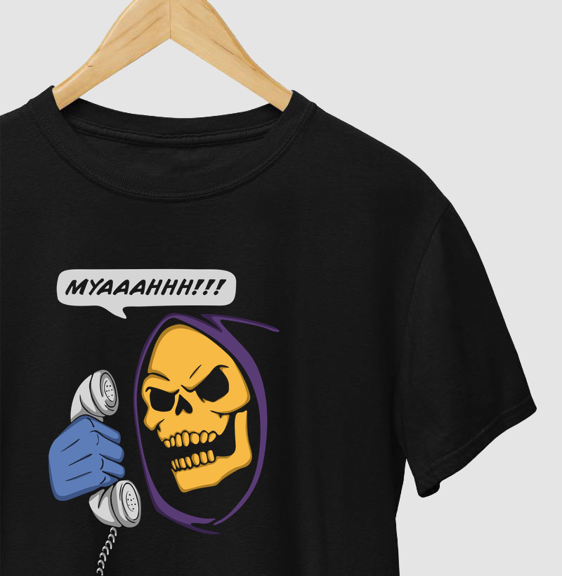 Camiseta Myah Phone Skeletor