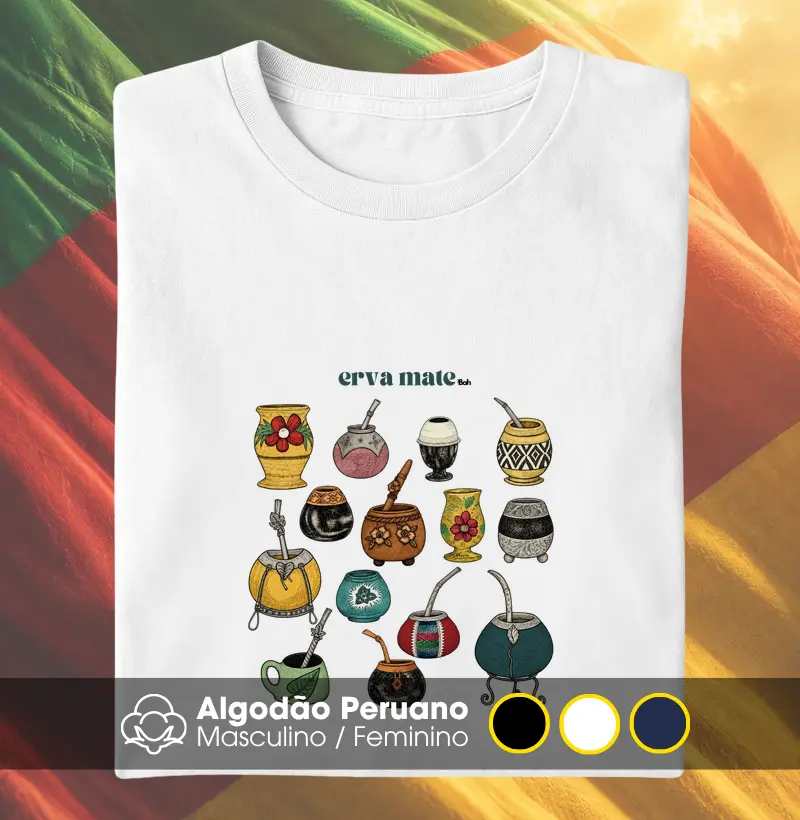 Mate - Camiseta Algodão Peruano