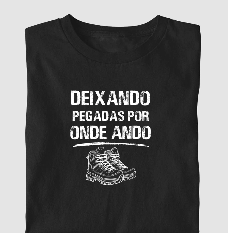 Deixando pegadas por onde ando