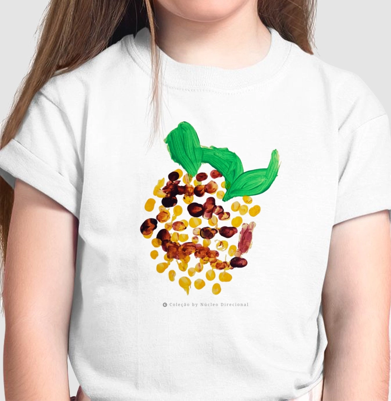 Camiseta Infantil O Abacaxi by Isis Treipe
