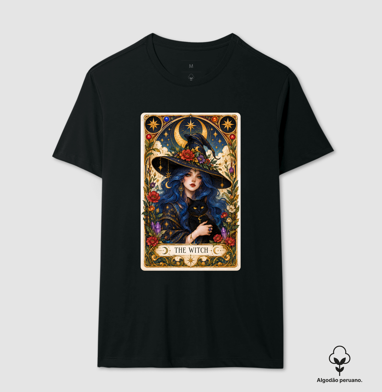 The witch - cores - Camiseta Algodão Peruano