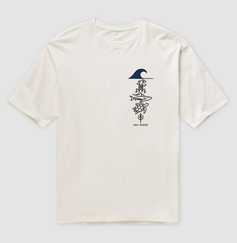 OCEAN TOTEM - Camiseta Oversized