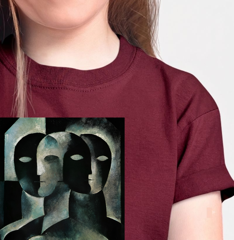 O Luar - Dois Irmãos (1925) - Ismael Nery - Camiseta Infantil