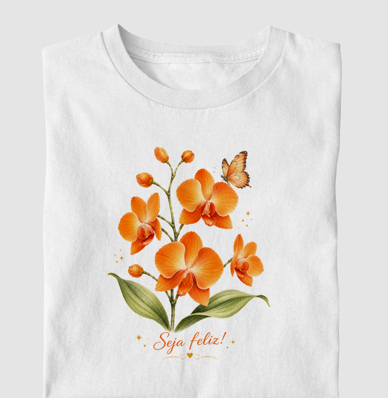Camiseta Seja Feliz