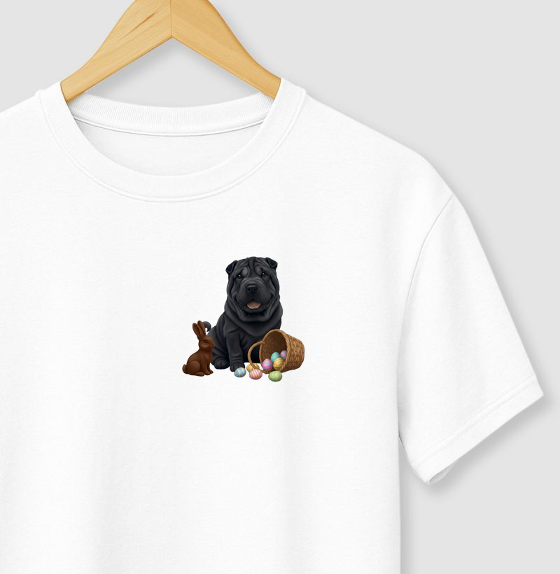 Shar-pei Preto - Páscoa