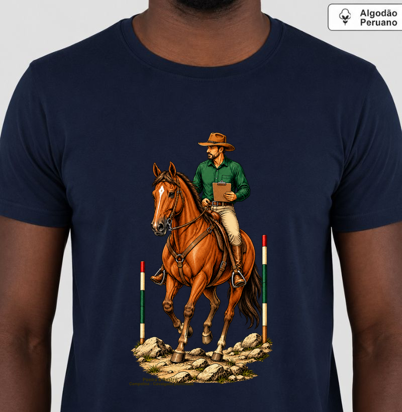 Campolina - Cavalgada Planilhada. - Camiseta Algodão Peruano