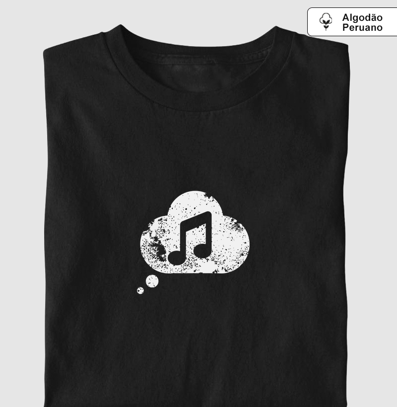 PENSAMENTO MUSICAL - Camiseta Algodão Peruano