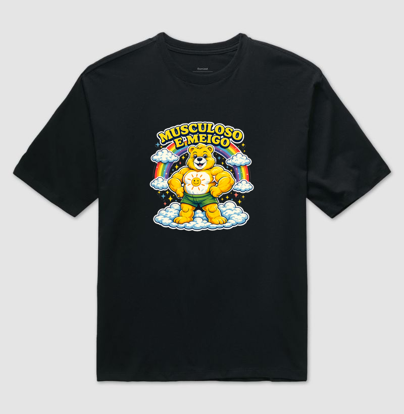 MUSCULOSO E MEIGO - Camiseta Oversized