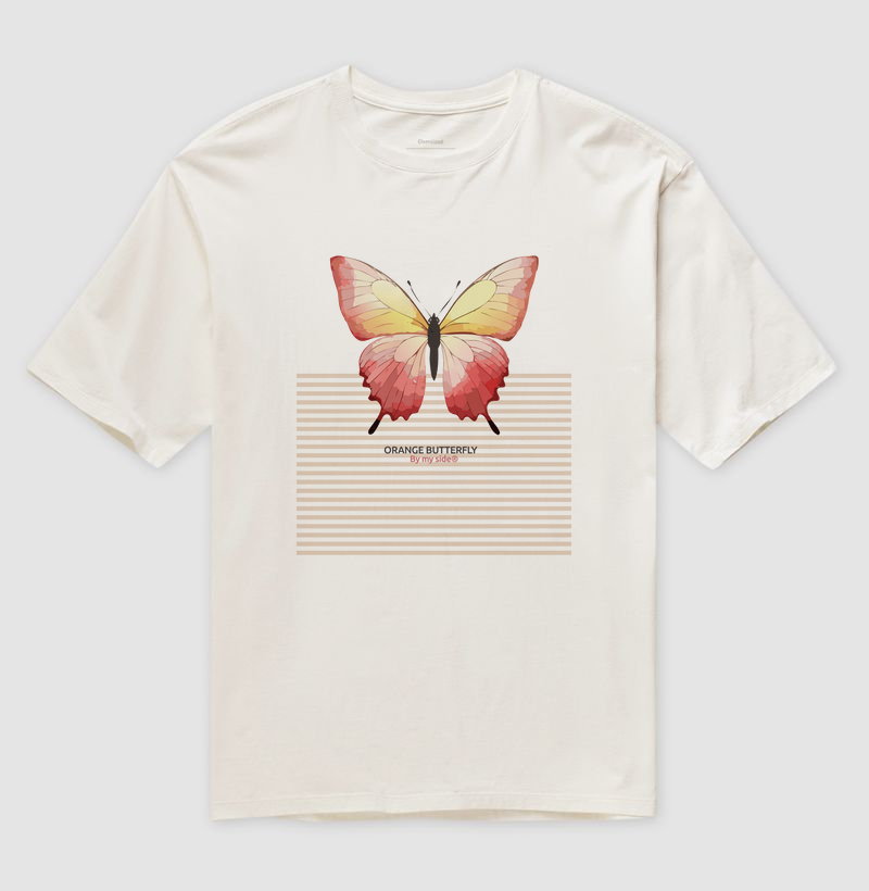 ORANGE BUTTERFLY 02 - Oversized