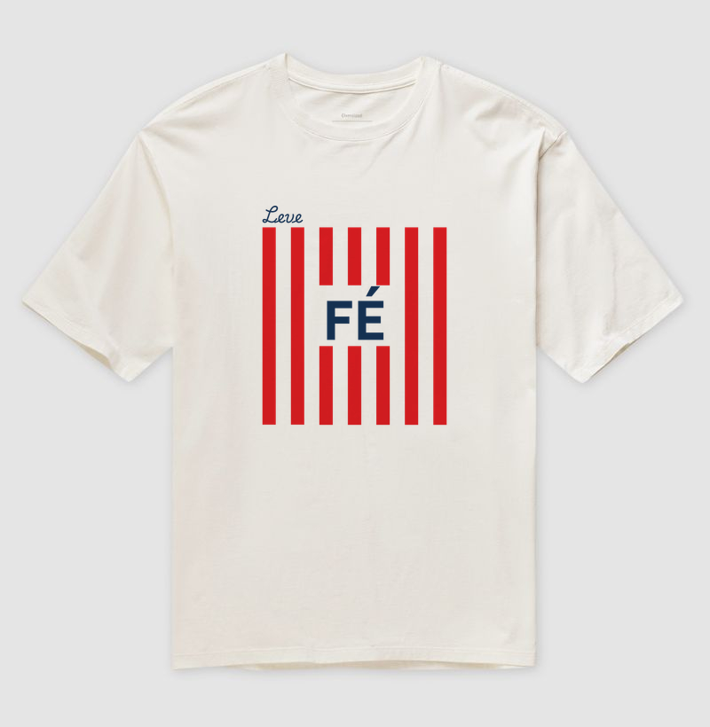 Leve fé - Listras vermelhas