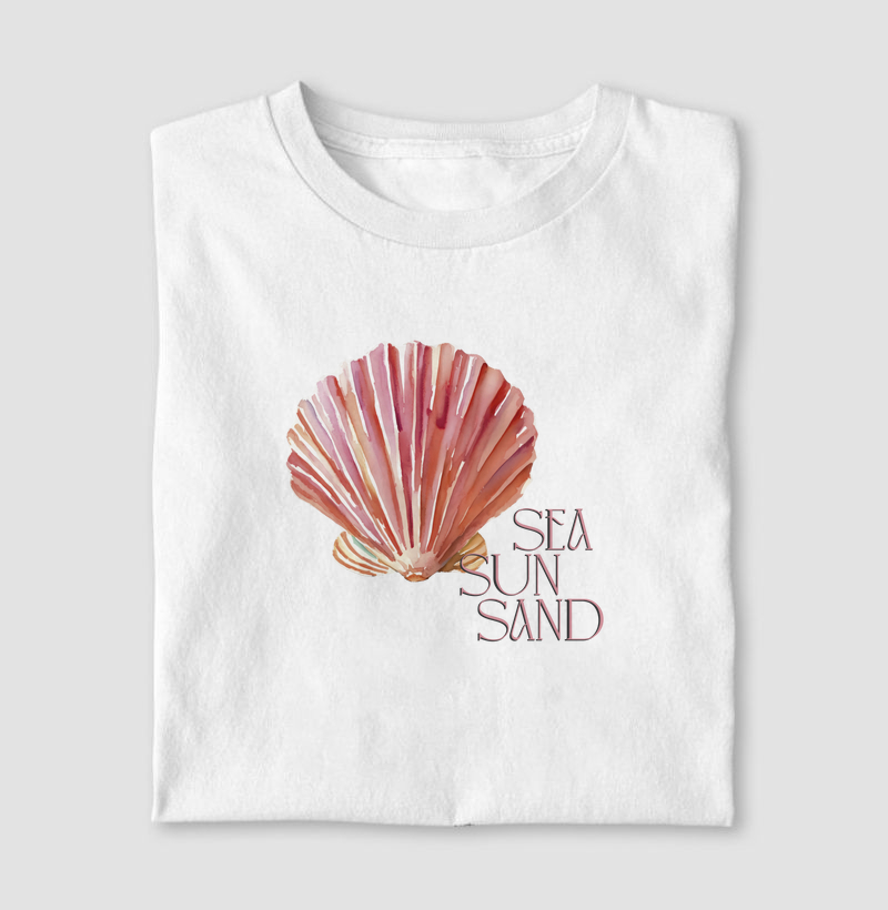 Camiseta Concha Rosa
