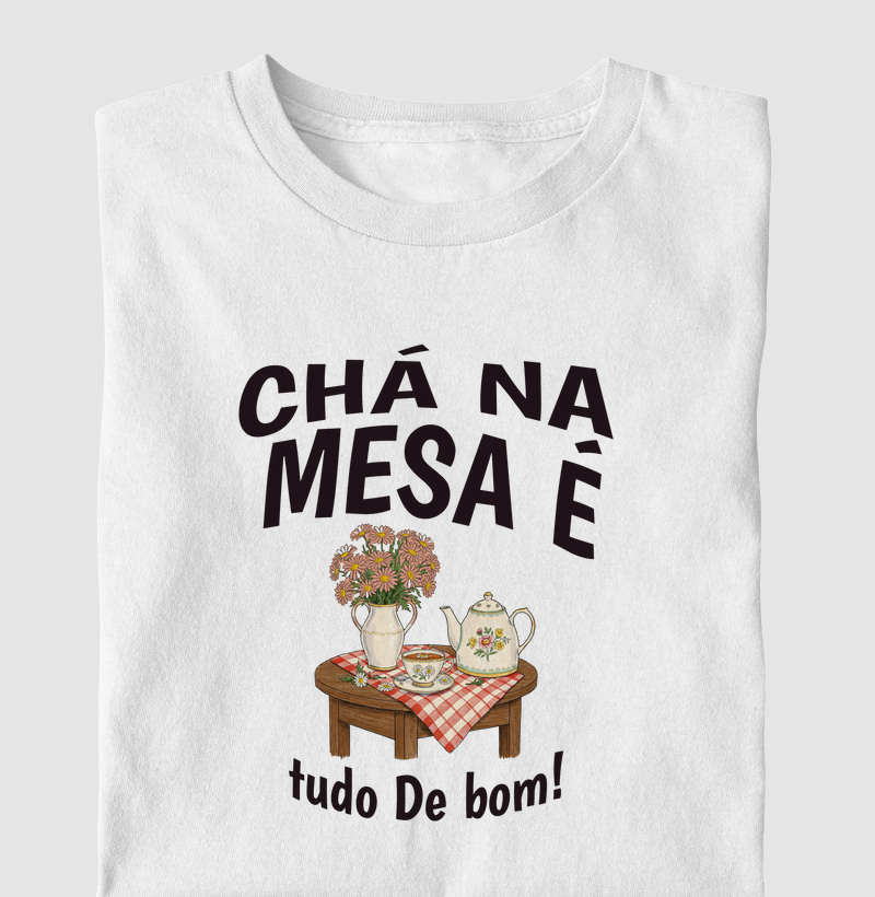 Chá na mesa
