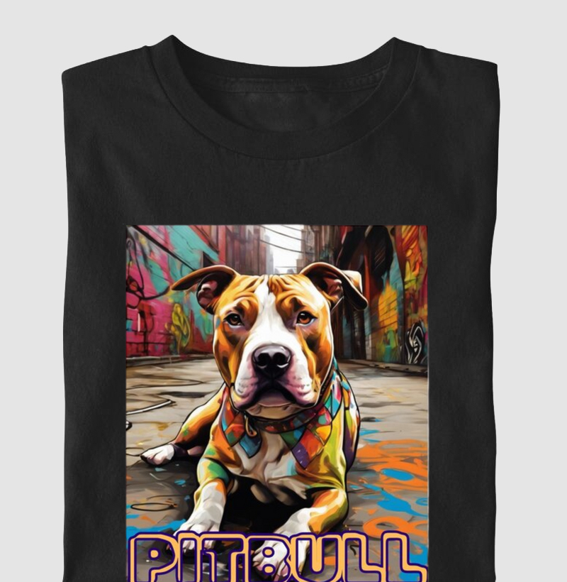 PIT BULL GRAFITTE URBANO