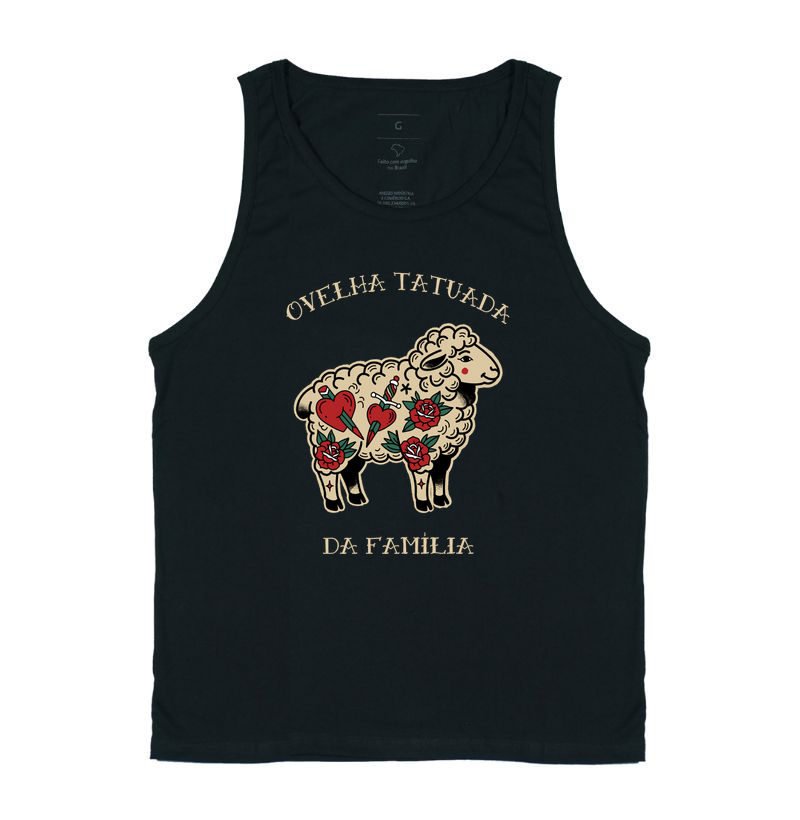 Ovelha Tatuada Da Família