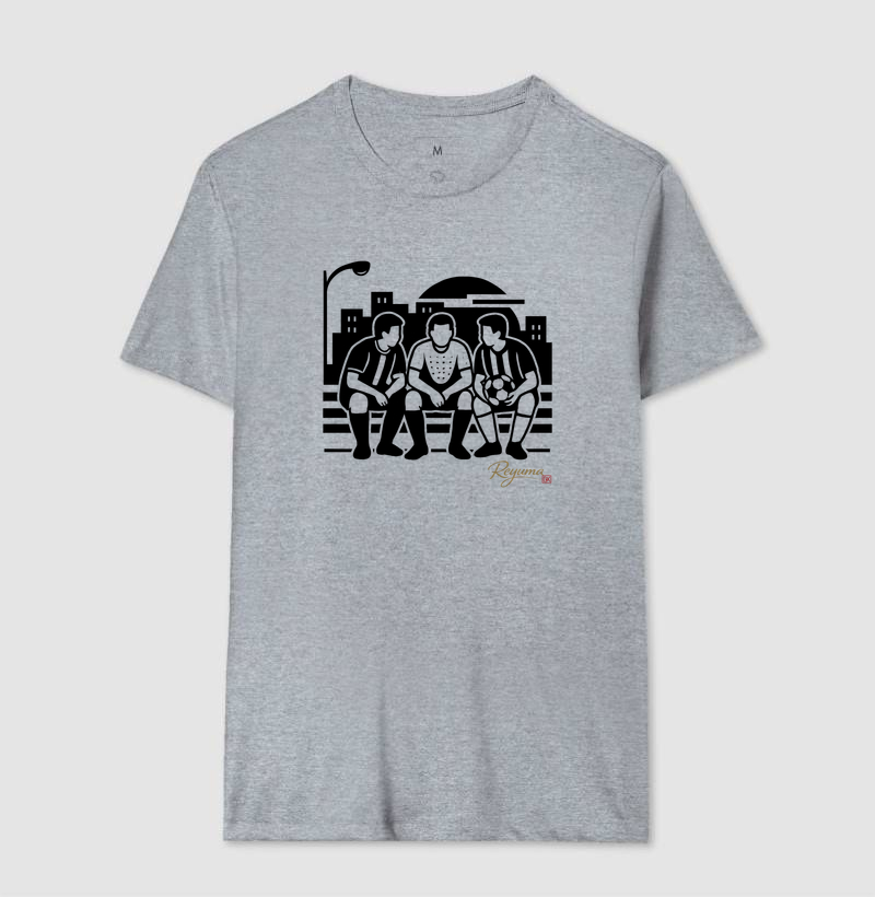 Camiseta Masculina Futebol “Futebol e Resenha” - Algodão 100%