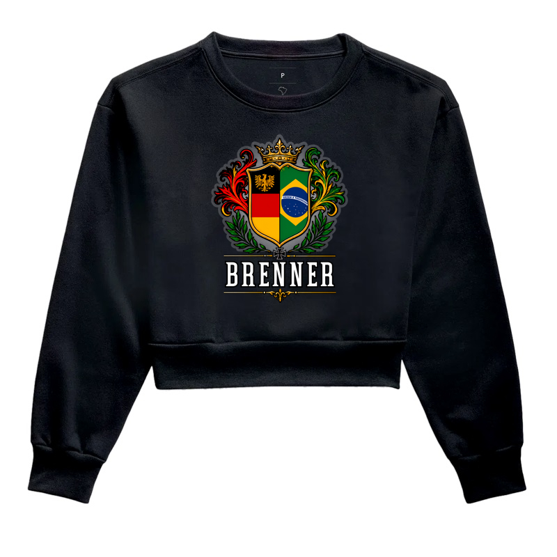 Brenner  - Cropped Moletom