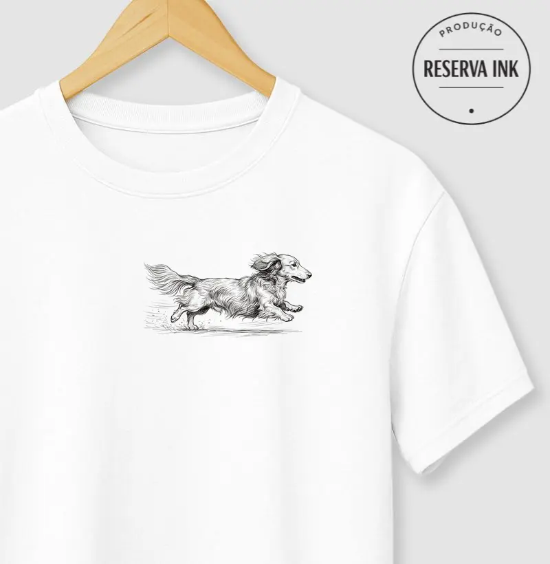 Dachshund Pelo Longo - Desenho