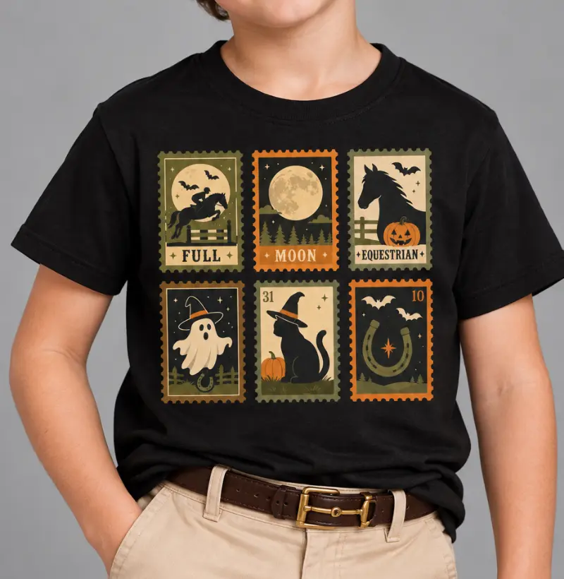Full Moon Equestrian KIDS  - Camiseta Infantil