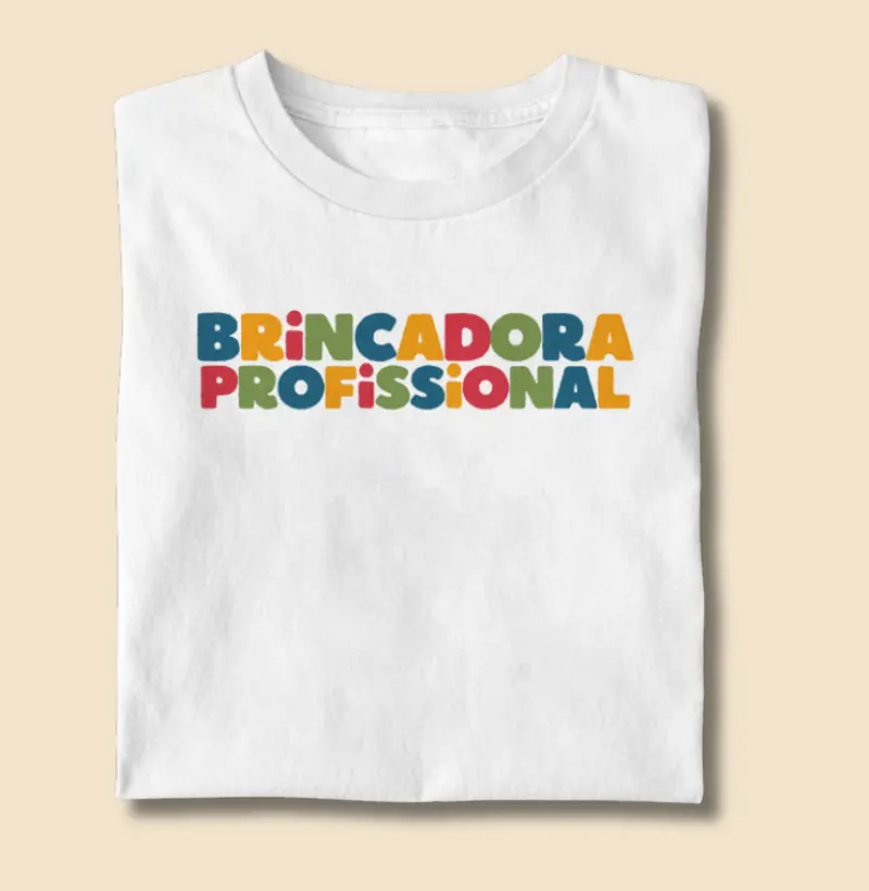 Camiseta brincadora profissional