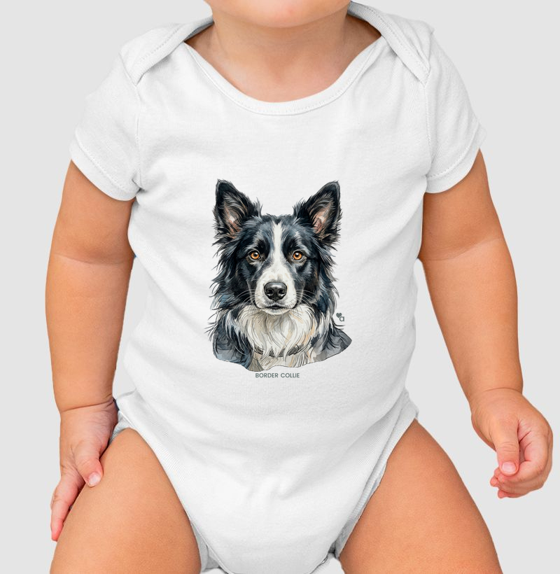 Cães - Border Collie - Body Infantil